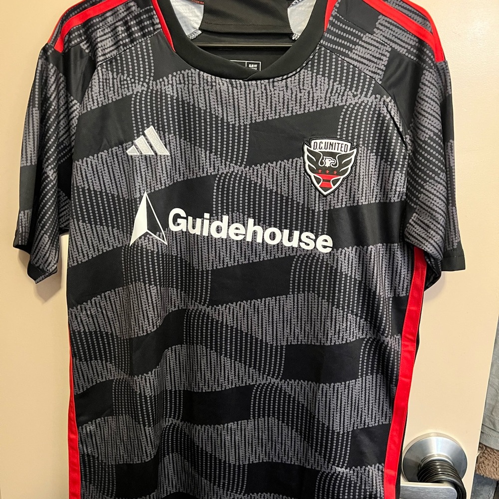 DC United Black and Red Jersey